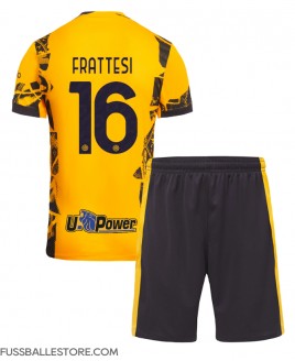 Günstige Inter Milan Davide Frattesi #16 3rd trikot Kinder 2024-25 Kurzarm (+ Kurze Hosen)